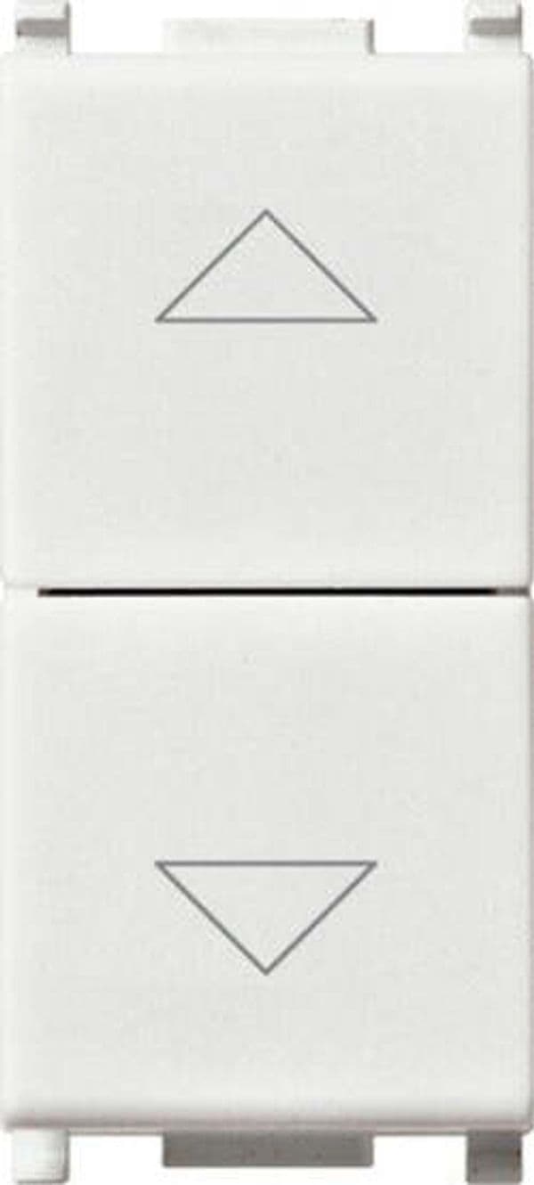 VIMAR-SERIE-PLANA-DUE-PULSANTI-INTERBL.-1P-NO+NO-10A-BIANCO