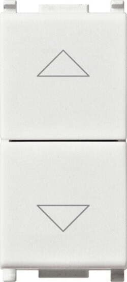 VIMAR-SERIE-PLANA-DUE-PULSANTI-INTERBL.-1P-NO+NO-10A-BIANCO