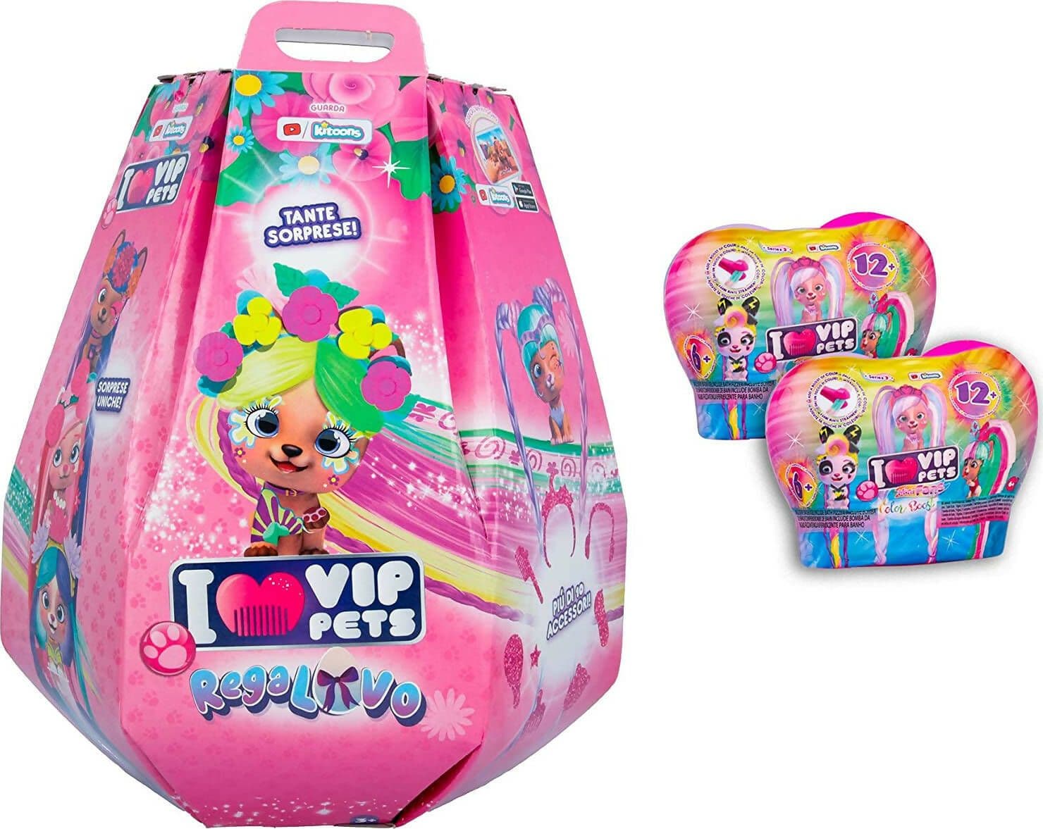 Vip Pets Uovo Di Pasqua 2023 Uovo A Sorpresa Piena Di Regali Giocattolo E Regalo Di Pasqua Per Bambine + 3 Anni Vip Pets Easter Gg Imc Toys