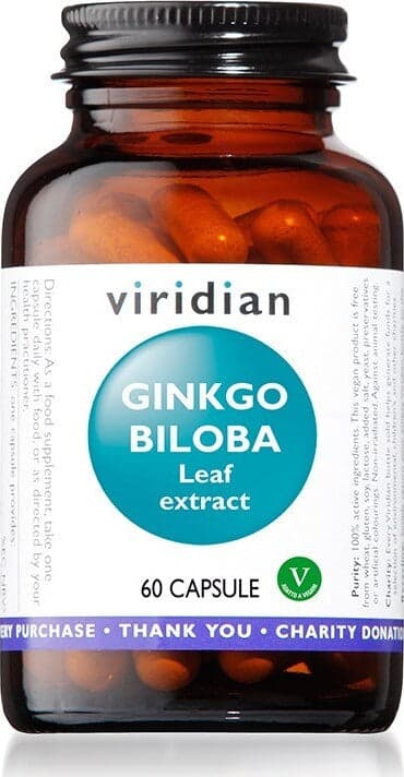 Viridian-Ginkgo-Biloba-Leaf-Extract-60-capsule-Integratore-alimentare