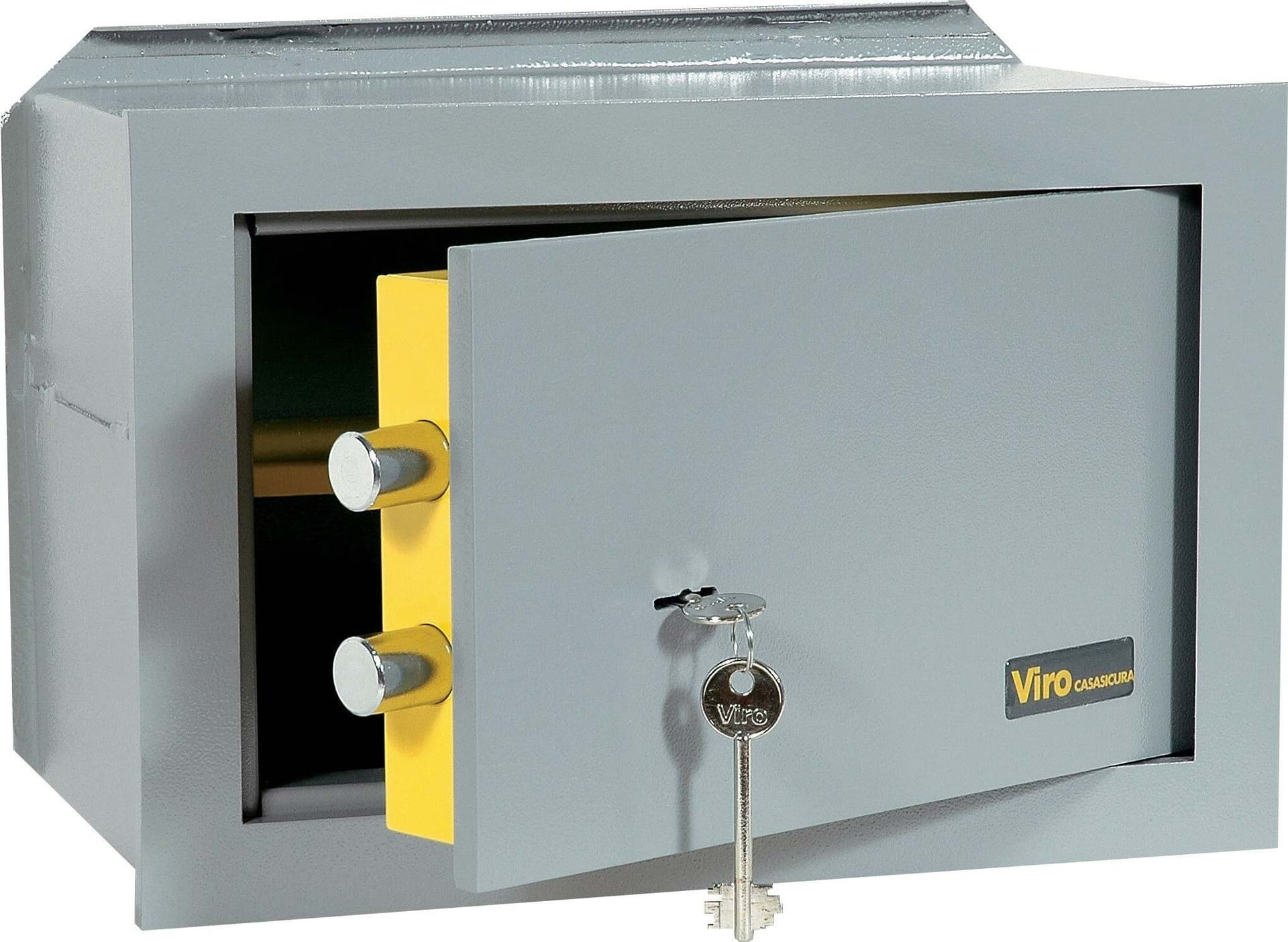 Viro 4552.20 Cassaforte Meccanica da Muro 19x31x20cm Cassaforte con Chiave da Incasso 2 Catenacci 1 Ripiano Fai da te/Sicurezza e protezione/Casseforti e accessori per la sicurezza/Casseforti da incasso Ferus - Montoro, Commerciovirtuoso.it