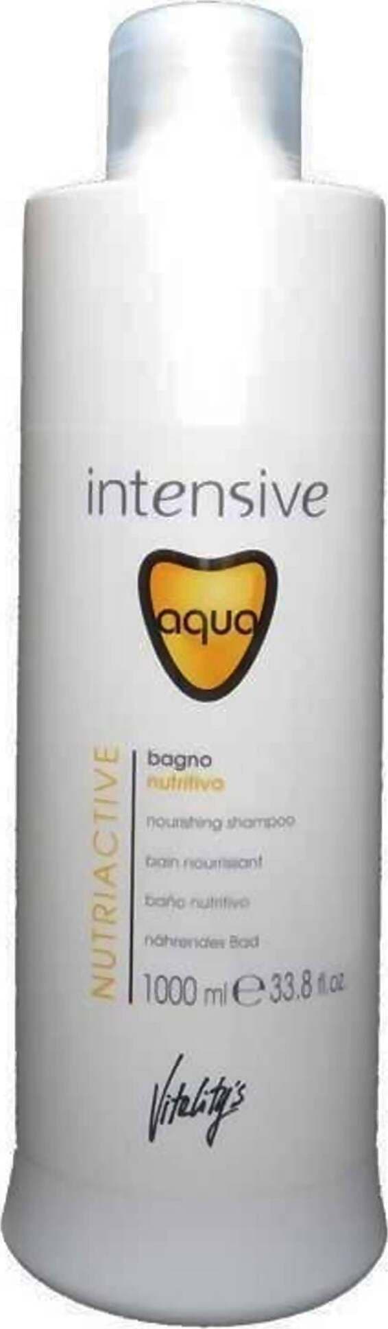Vitality Aqua Intensive Shampoo Professionale Nutriactive Nutritivo Ricostituente Il Corretto Film Idrolipidico Shampoo Idratante E Ammorbidente 1 L Bellezza/Cura dei capelli/Prodotti per la cura dei capelli/Shampoo MondoCapelli - Barcellona Pozzo di Gotto, Commerciovirtuoso.it