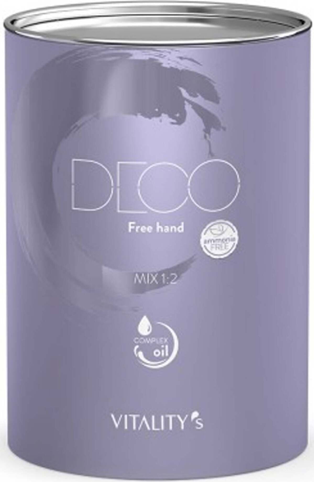 Vitality's Deco Fre Hand 400gr. Decolorante in Polvere Senza Ammoniaca per Schiariture a Mano Libera fino a 4 toni Bellezza/Cura dei capelli/Colore/Decoloranti per capelli MondoCapelli - Barcellona Pozzo di Gotto, Commerciovirtuoso.it