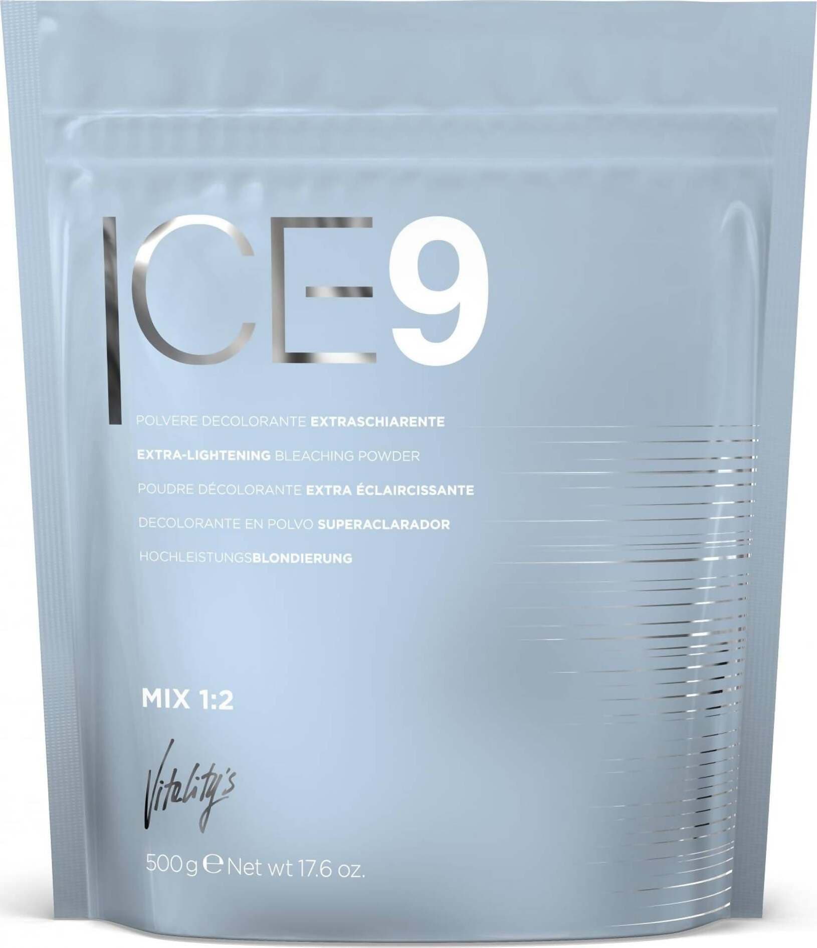 Vitality's Ice9 500 Gr. Extreme Blonde Polvere Decolorante Extraschiarente Ice 9 Bleach Powder Fino a 9 Toni Bellezza/Cura dei capelli/Colore/Decoloranti per capelli MondoCapelli - Barcellona Pozzo di Gotto, Commerciovirtuoso.it
