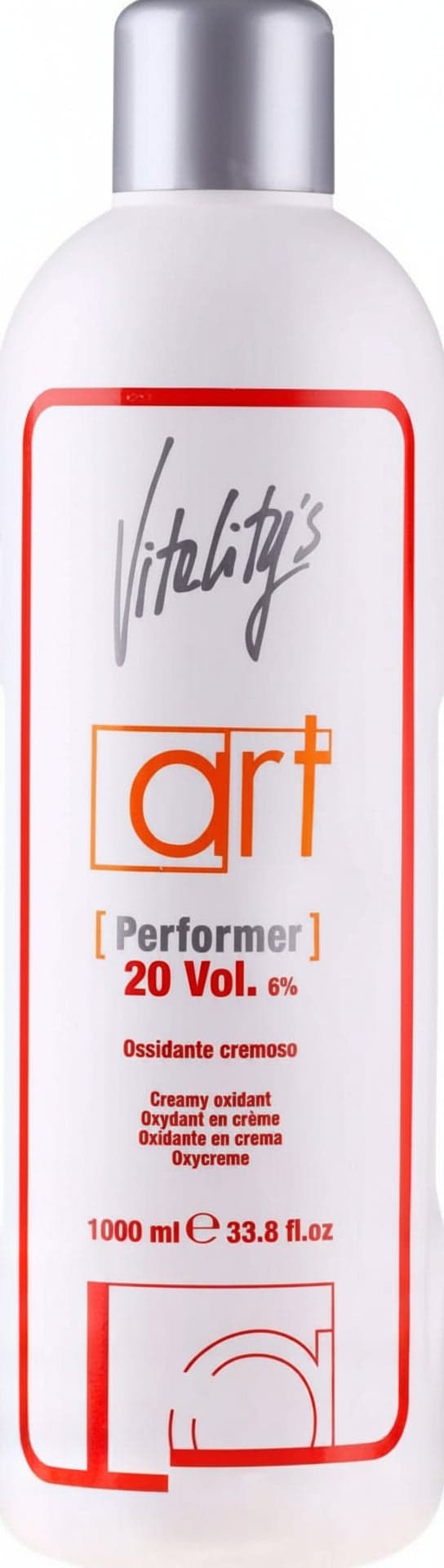 Vitality's Oxydant Ossidante Cremoso Per Capelli 1000 Ml Vitality's Art Performer Fragranza Delicata