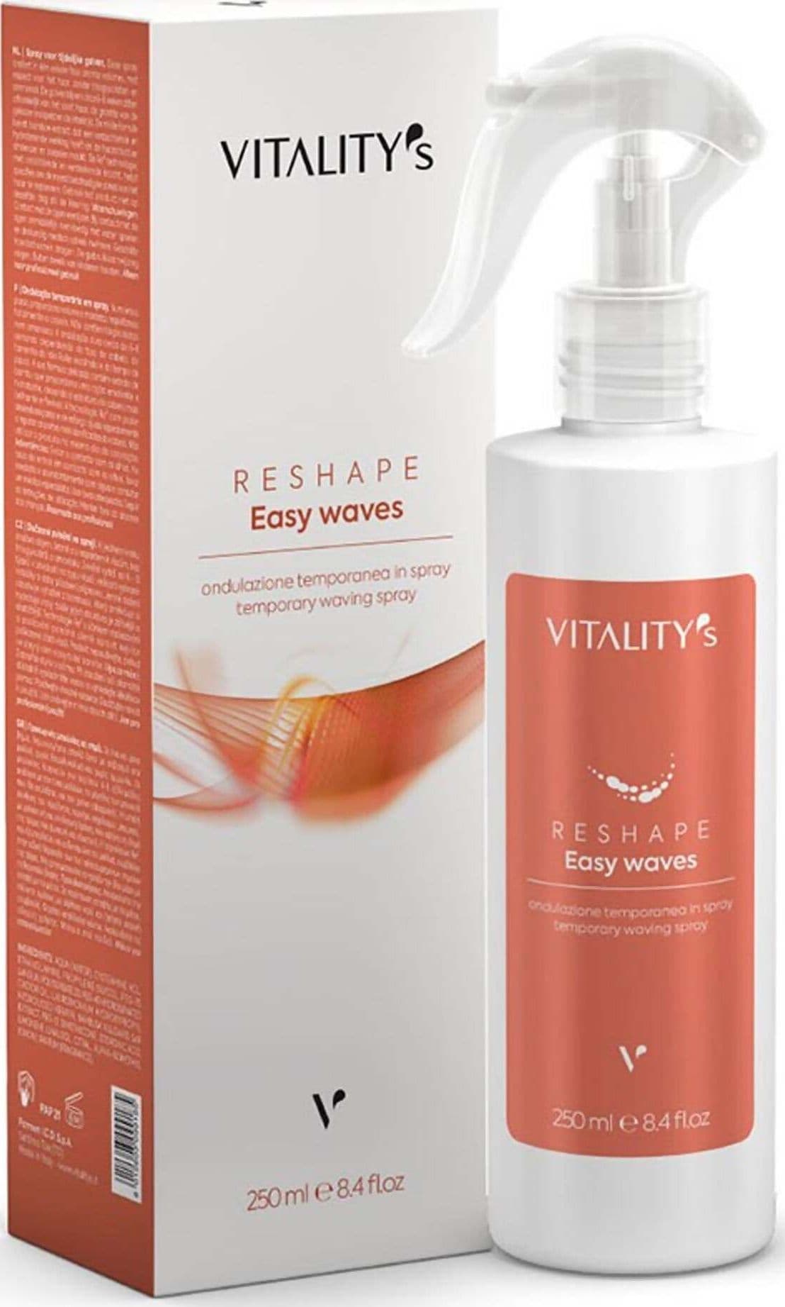 Vitality's Reshape Easy Waves 250 Ml Spray Permanente Ondulata Spray 6 A 8 Settimane Temporanea Bellezza/Cura dei capelli/Prodotti per la cura dei capelli/Permanente e volume MondoCapelli - Barcellona Pozzo di Gotto, Commerciovirtuoso.it