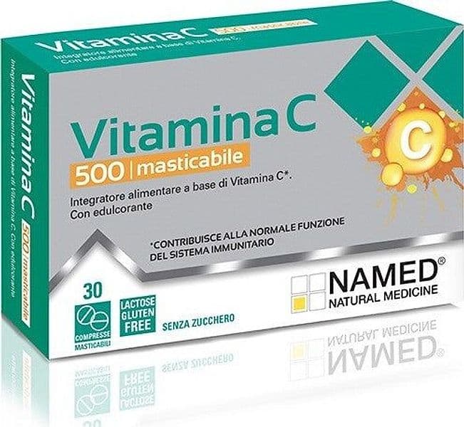 Vitamina-C-500-masticabile-integratore-alimentare-30-compresse-Named