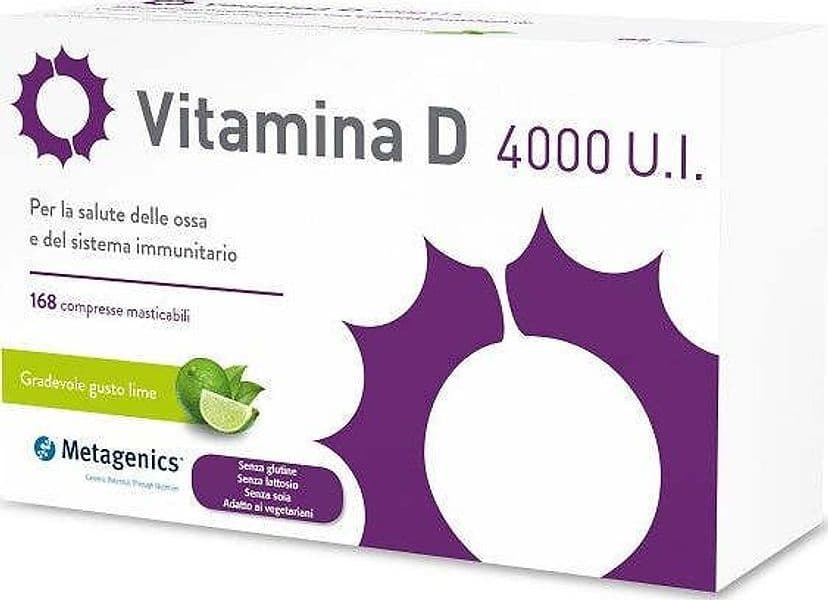 VITAMINA D 4000UI 168 COMPRESSE MASTICABILI