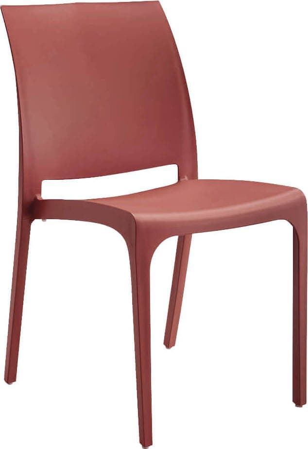 VOLGA---set-di-4-sedie-da-giardino-in-plastica-Rosso-Milani-Home