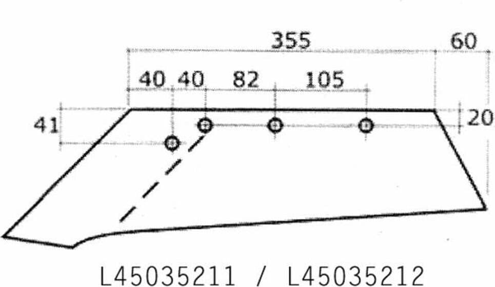 Vomere-adattabile-DU435-dx-Confezione-da-1pz
