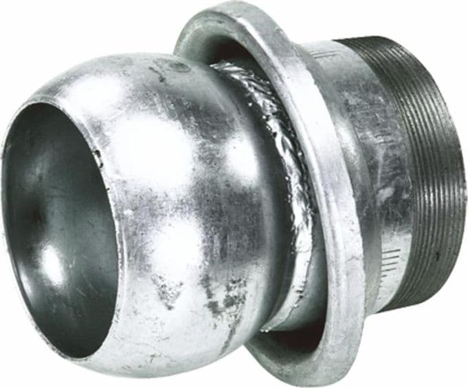 Sfera e anello zincati Ama con tronchetto filettato maschio ø 100mm per impianti di irrigazione in Ferro GardenStore - Novellara, commercioVirtuoso.it