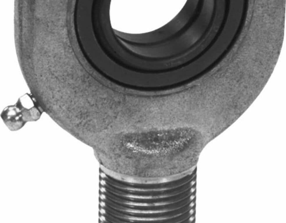 Terminale a snodo maschio per terzo punto Ø 28mm con accoppiamento acciaio su bronzo Confezione da 1pz