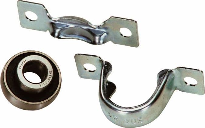 Supporto dritto in lamiera stampata SBPP 203 con cuscinetto Ø 17mm in Ginevra GardenStore - Novellara, commercioVirtuoso.it