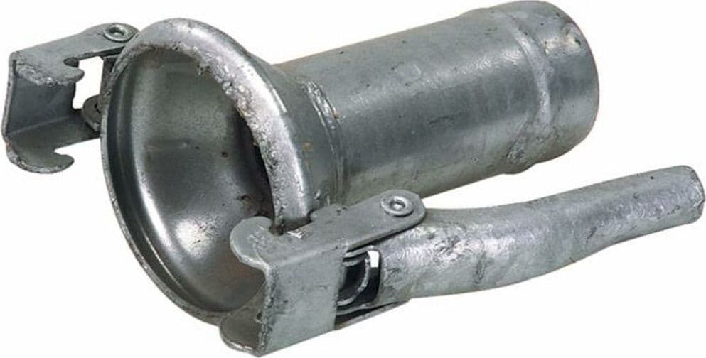 Controsfera zincata con tronchetto tipo Ferrari Ø 80 Confezione da 1pz