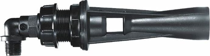 Agitatore idraulico ispezionabile con ugello Ø 1,5mm e raccordo curvo 90° in Autocategorizzazione GardenStore - Novellara, commercioVirtuoso.it