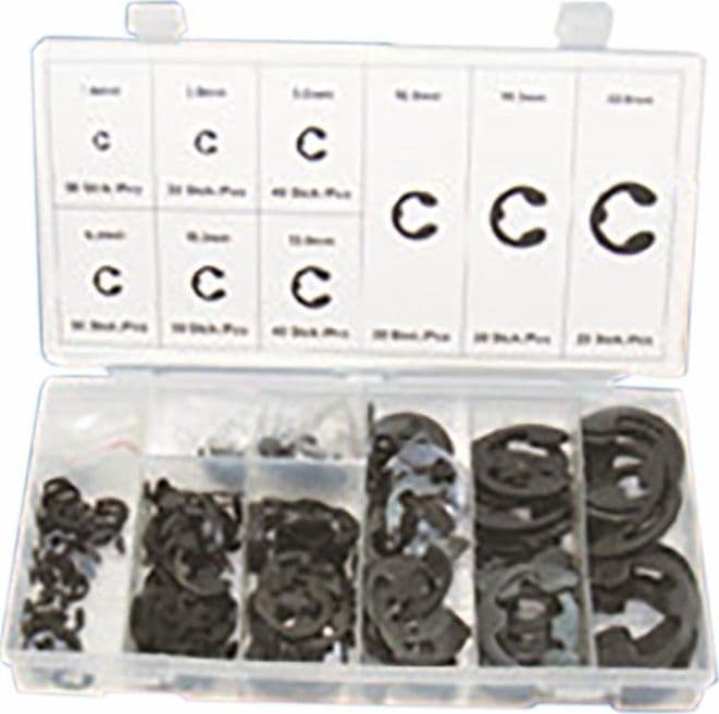 Assortimento anelli seeger 300 pezzi da 1,6mm a 22mm in Pinze per anelli di sicurezza GardenStore - Novellara, commercioVirtuoso.it