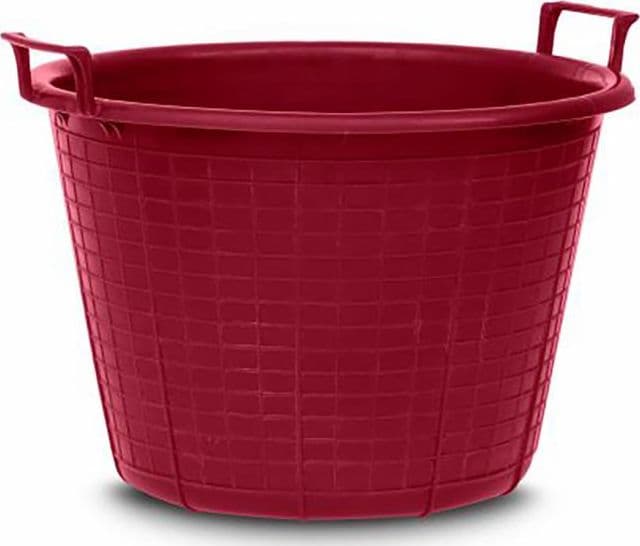 Mastello da35L rosso vinaccia in Bottiglie GardenStore - Novellara, commercioVirtuoso.it