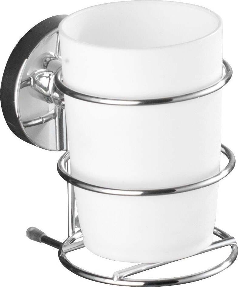 Wenko-20880100---Portasapone-Milazzo,-Montaggio-a-Parete-con-Ventose,-10-x-8-x-17-cm