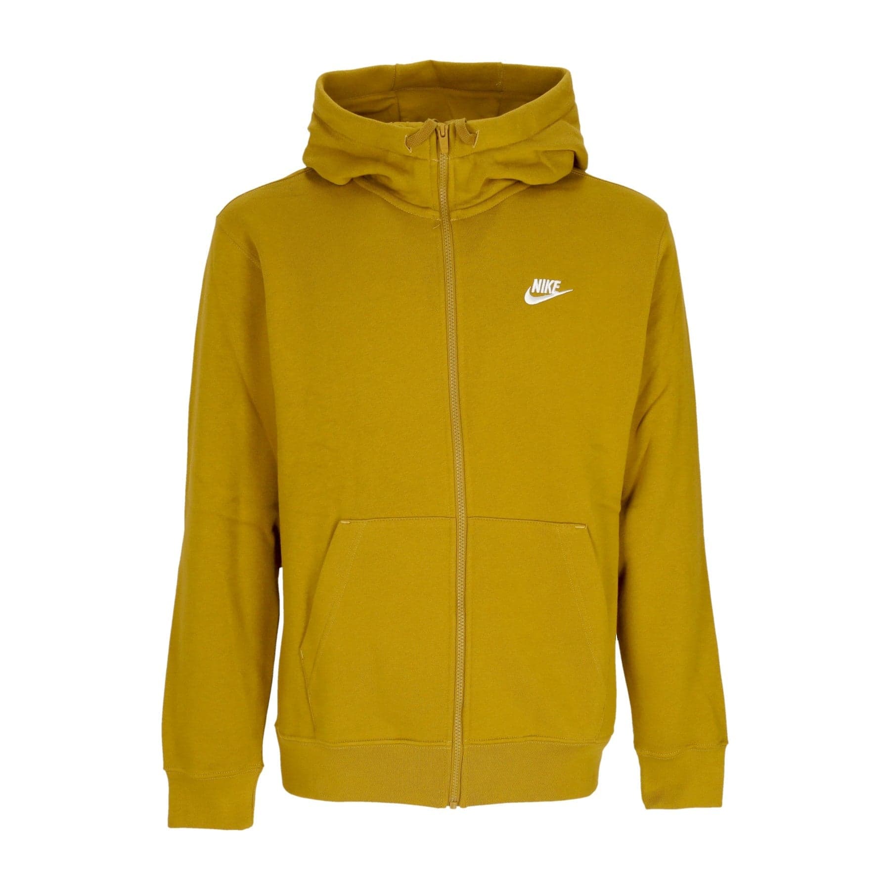 Nike Felpa Cappuccio Zip Uomo Sportswear Club Hoodie Bronzine/bronzine/white da uomo in Felpe con cappuccio Drestige - Casamassima, commercioVirtuoso.it