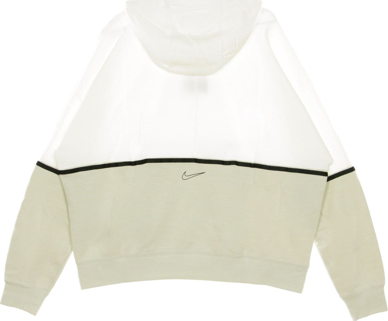 Nike Felpa Leggera Cappuccio Corta Donna Sportswear Archive Remix Hoody White/light Bone/black da donna in Felpe con cappuccio Drestige - Casamassima, commercioVirtuoso.it