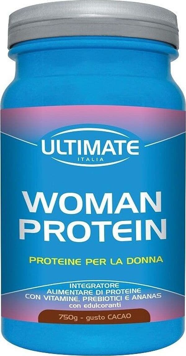 WOMAN-PROTEIN-CACAO-integratore-alimentare-in-polvere-750-g-Ultimate-Italia