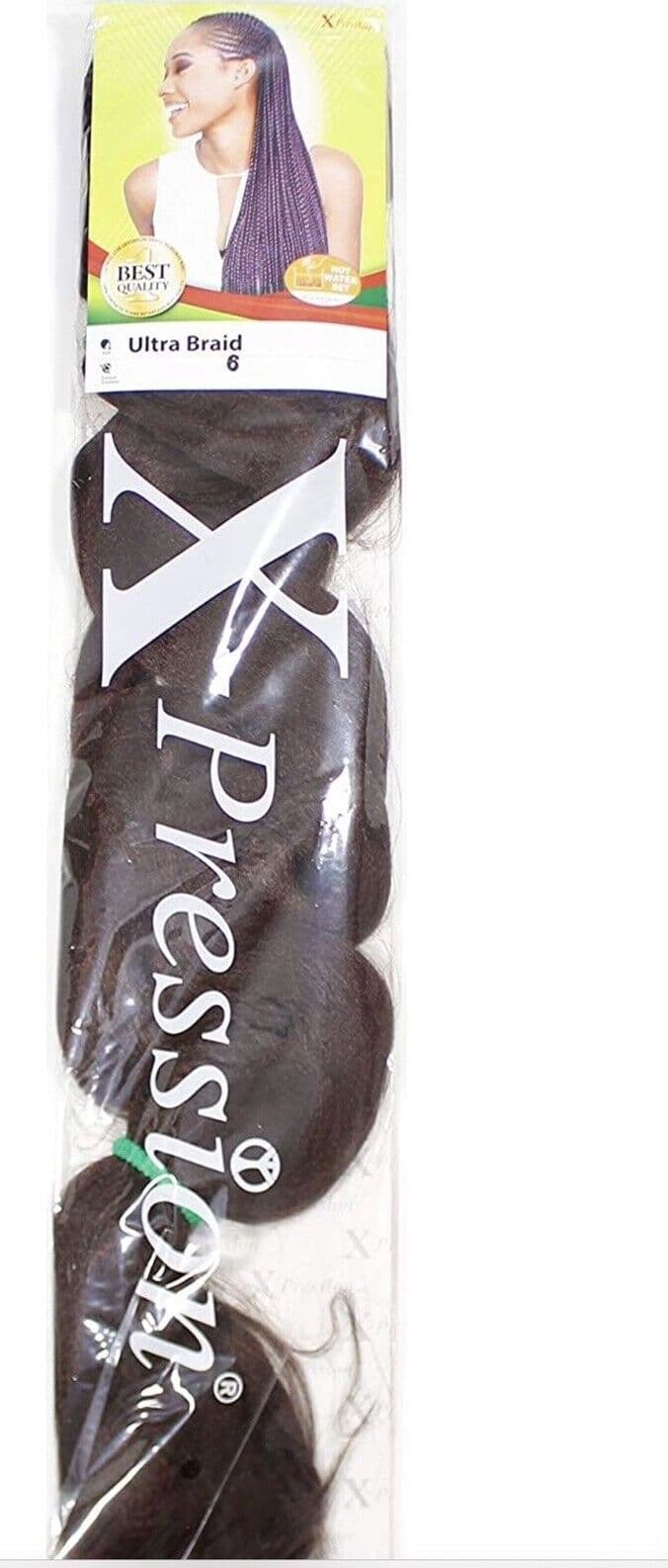 X-PRESSION NIGERIA EXTENSION PER CAPELLI - ALLUNGAMENTO ARTIFICIALE PER TRECCINE COLOUR 6 in Extension Agbon - Martinsicuro, commercioVirtuoso.it