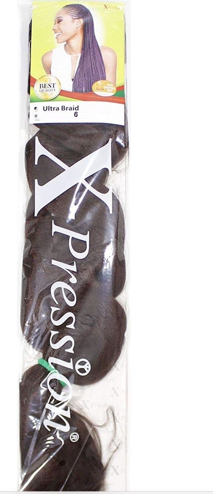 X-PRESSION NIGERIA EXTENSION PER CAPELLI - ALLUNGAMENTO ARTIFICIALE PER TRECCINE COLOUR 6 in Extension Agbon - Martinsicuro, commercioVirtuoso.it