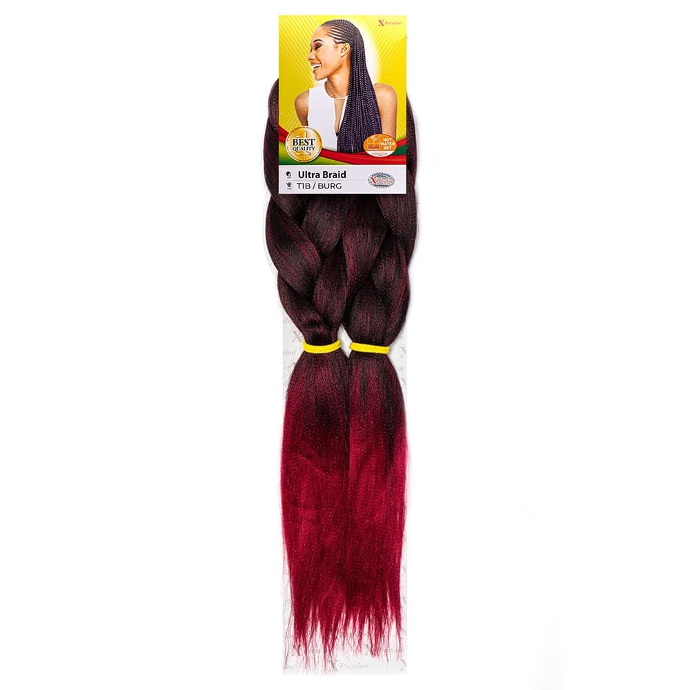 X-PRESSION NIGERIA EXTENSION PER CAPELLI - ALLUNGAMENTO ARTIFICIALE PER TRECCINE COLOUR # T1B/ BURG . in Extension Agbon - Martinsicuro, commercioVirtuoso.it