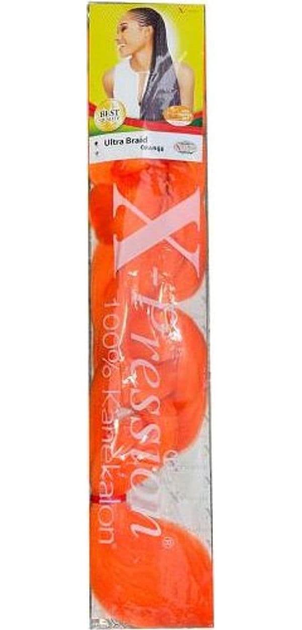 X-PRESSION NIGERIA EXTENSION PER CAPELLI - ALLUNGAMENTO ARTIFICIALE PER TRECCINE COLOUR ORANGE in Extension Agbon - Martinsicuro, commercioVirtuoso.it