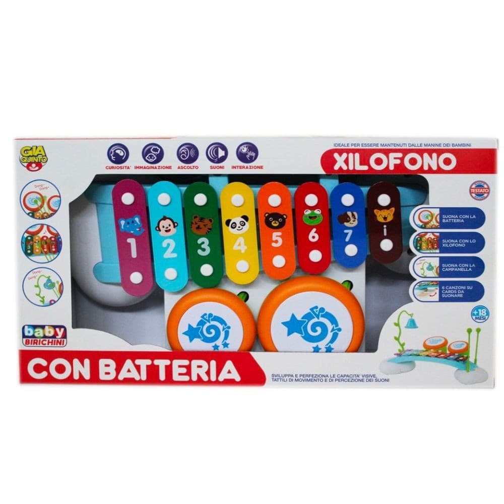 Xilofono Colorato Con Batteria Con Suoni E Musica Gioco Per Bambini Da Mesi 18+ Giochi e giocattoli/Strumenti musicali giocattolo/Pianoforti e tastiere Trade Shop italia - Napoli, Commerciovirtuoso.it