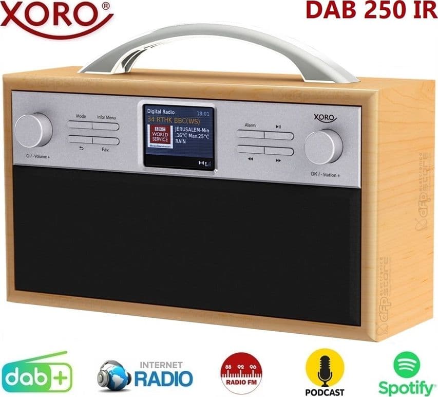 XORO-DAB-250-IR-Radio-DAB+-Internet-Radio-Podcast-Spotify-Connect-Wifi-Bluetooth