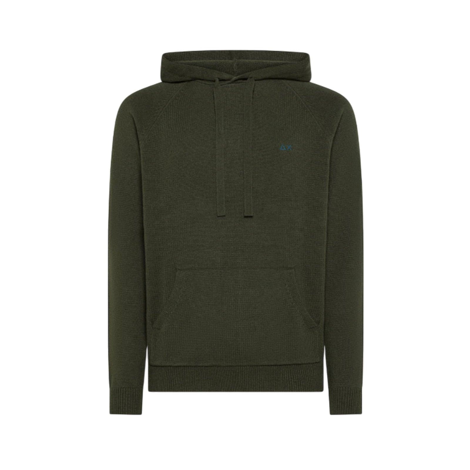 SUN68 felpe con cappuccio uomo sun68 - hoodie sweater warm l/s - verde militare da uomo in Felpe con cappuccio Drestige - Casamassima, commercioVirtuoso.it