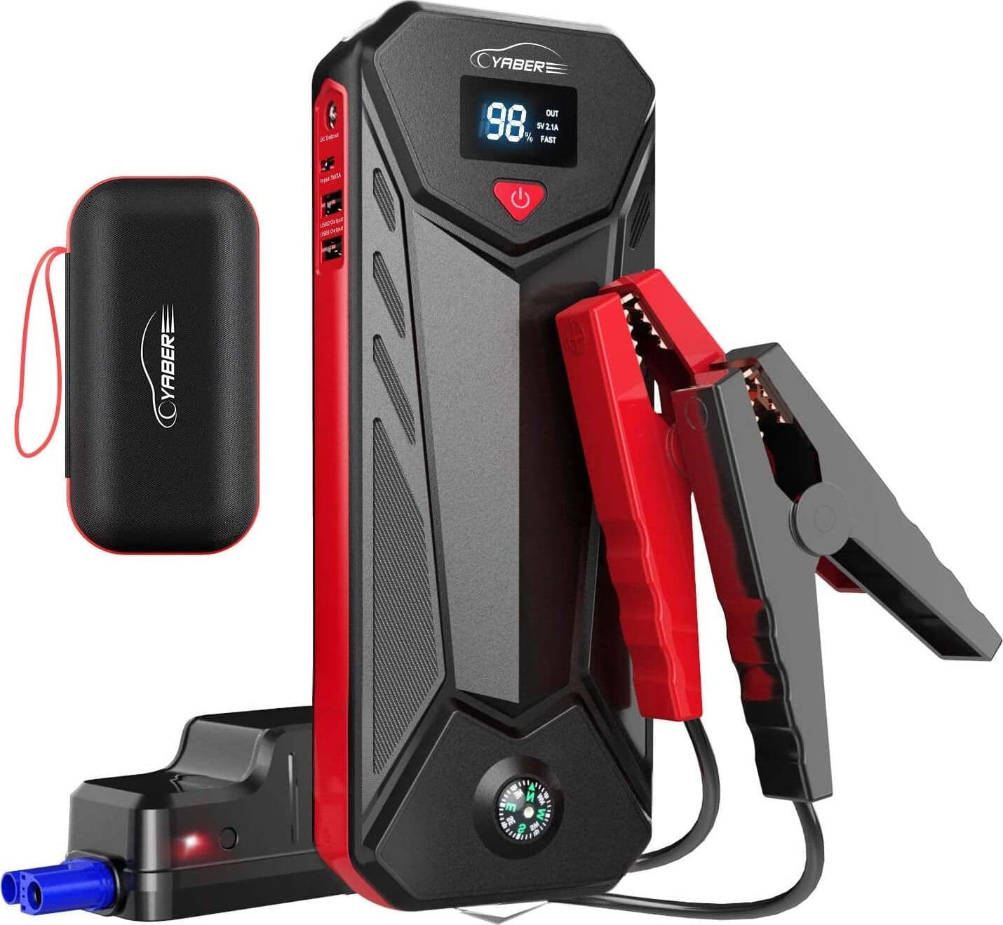 Yaber Avviatore Batteria Auto 3000a 23800mah Avviatore Di Emergenza Con Funzione Torcia Auto e Moto/Accessori per auto/Accessori di emergenza/Avviatori di emergenza BBuy - Battipaglia, Commerciovirtuoso.it