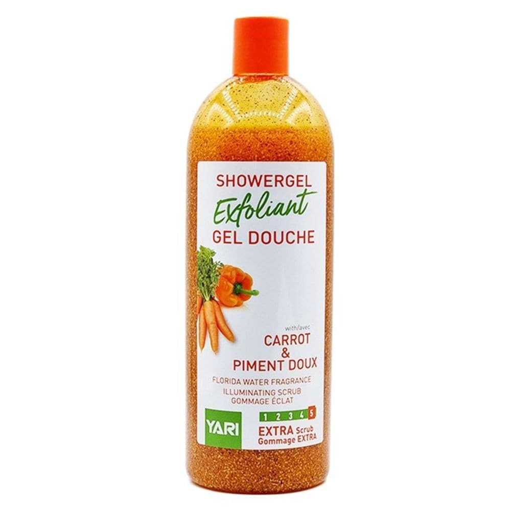YARI EXFOLIATING SHOWERGEL CARROT & SWEET PEPPER DOCCIASCHUMA BAGNOSCHIUMA SCRUB 1 LITRO . in Bagnoschiuma docciaschiuma e gel doccia Agbon - Martinsicuro, commercioVirtuoso.it