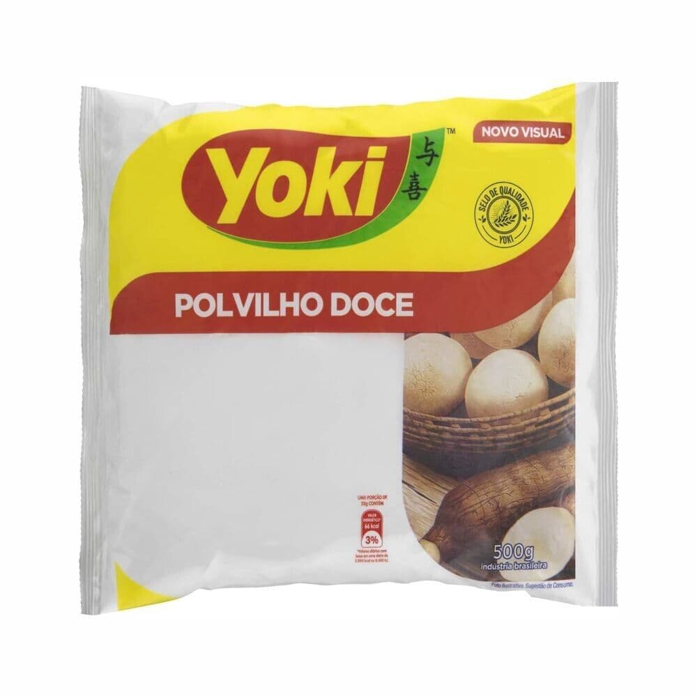 YOKI POLVILHO DOCE AMIDO DI MANIOCA BRASILIANA DOLCE FINE ALMIDON DULCE 500 G in Gomma di xanthan Agbon - Martinsicuro, commercioVirtuoso.it