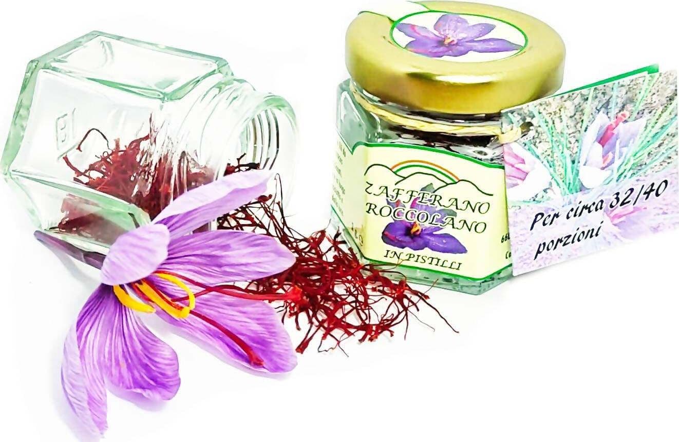 Zafferano in Pistilli Italiano "Roccolano" Stimmi di Zafferano Puro di Prima Categoria 1gr in Zafferano Azienda Agricola ’’Lo Zafferano", commercioVirtuoso.it