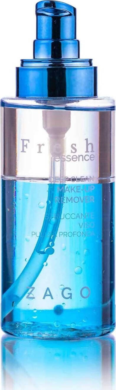 Zago Milano Cosmetics Struccante Viso Bifasico Pulizia Profonda + Hyaluronic Acid FRESH 150 ML Made in Italy