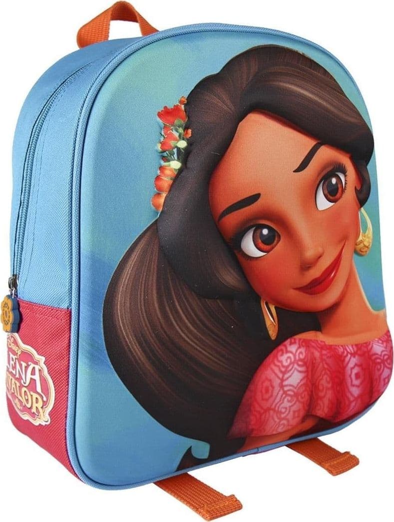 Zainetto-Disney-Elena-Di-Avalor-Stampa-Rilievo-3d-Bambine-Scuola-Asilo-Materna