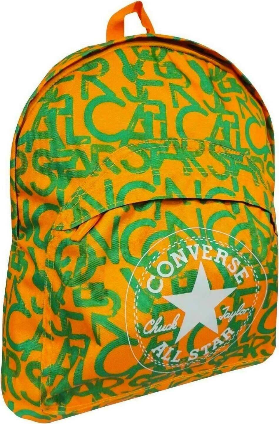 Zaino converse all star pattern- arancio/verde Converse - All Star in Zaini per ragazzi Cartolibreria La Fenice - Spadafora, commercioVirtuoso.it