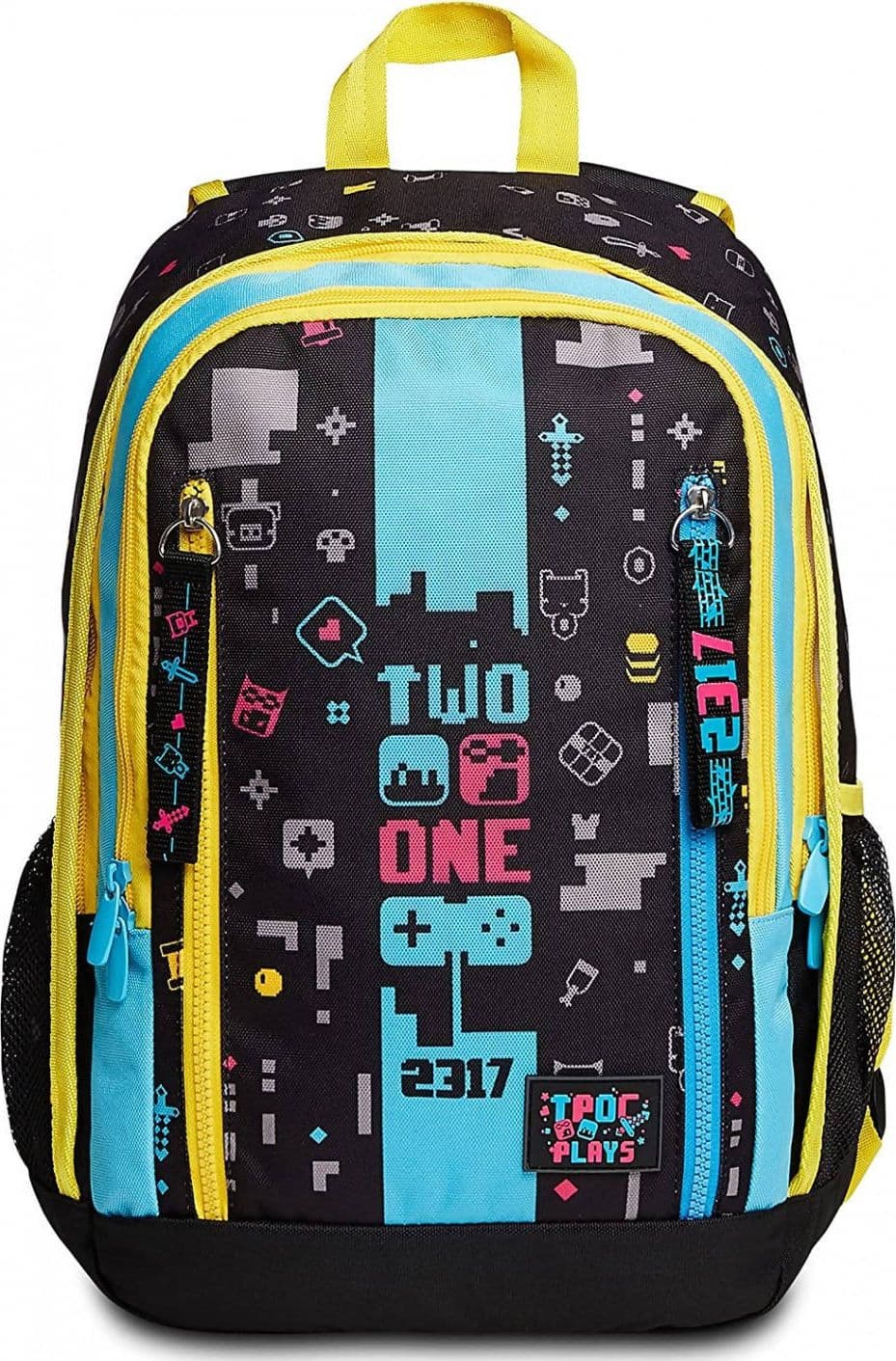 Zaino Doppio Scomparto 30x41x12cm Seven Two Players One Console Zaino per La Scuola per Ragazzi Con Spallacci Imbottiti E Rinforzati 34 Lt in Zaini per ragazzi Cartolibreria La Fenice - Spadafora, commercioVirtuoso.it