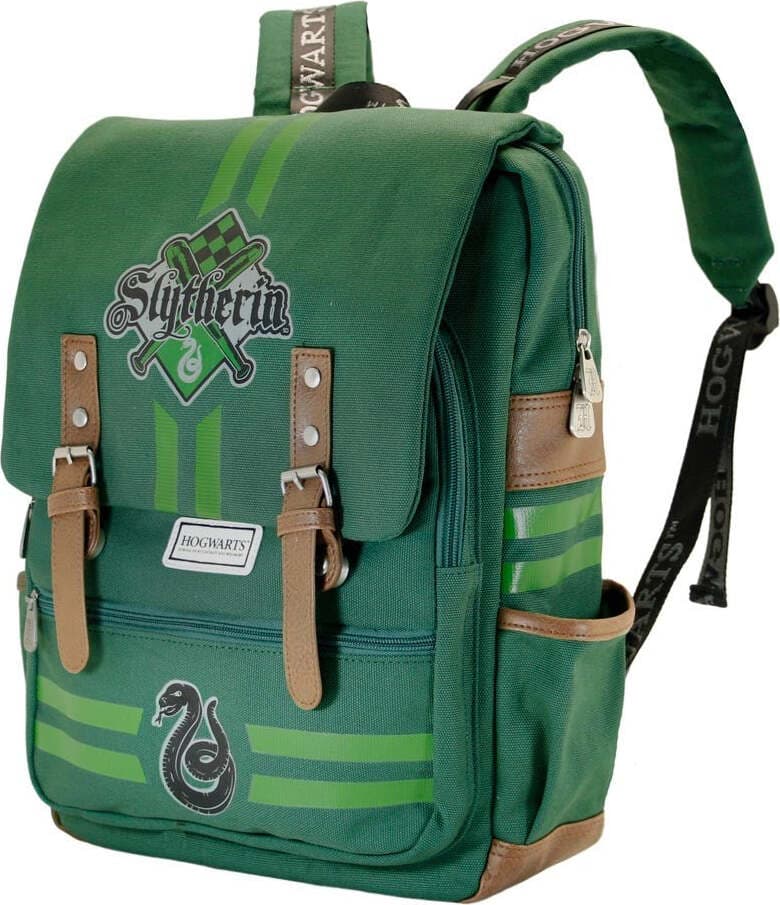 ZAINO-HARRY-POTTER-VERDE-OXFORD-HARRY-POTTER-SERPE-VERDE