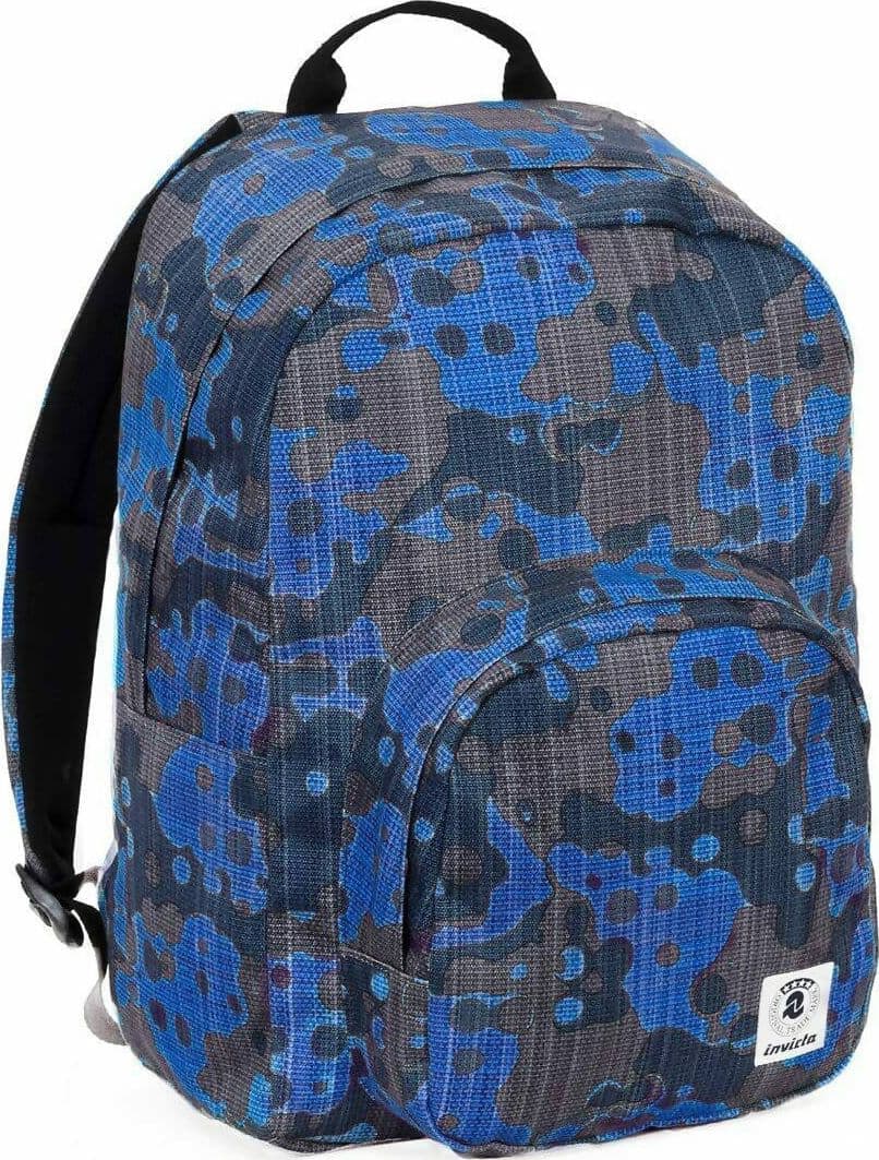 Zaino Ollie Fantasy Invicta Camo Tex Bg Blu Fantasia Militare Con Tasche Zaino Scuola E Tempo Libero Con Spallacci E Fondo Imbottito 31x43x20cm in Zaini per ragazzi Cartolibreria La Fenice - Spadafora, commercioVirtuoso.it