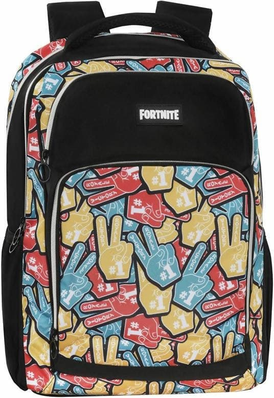 Zaino Organizzato Foam Fingers Fortnite Zaino per La Scuola per Ragazzi Fantasia Fondo E Schienale Termoformati Comfort 30 X 43h X 22 Cm Franco Cosimo Panini in Zaini per ragazzi Cartolibreria La Fenice - Spadafora, commercioVirtuoso.it