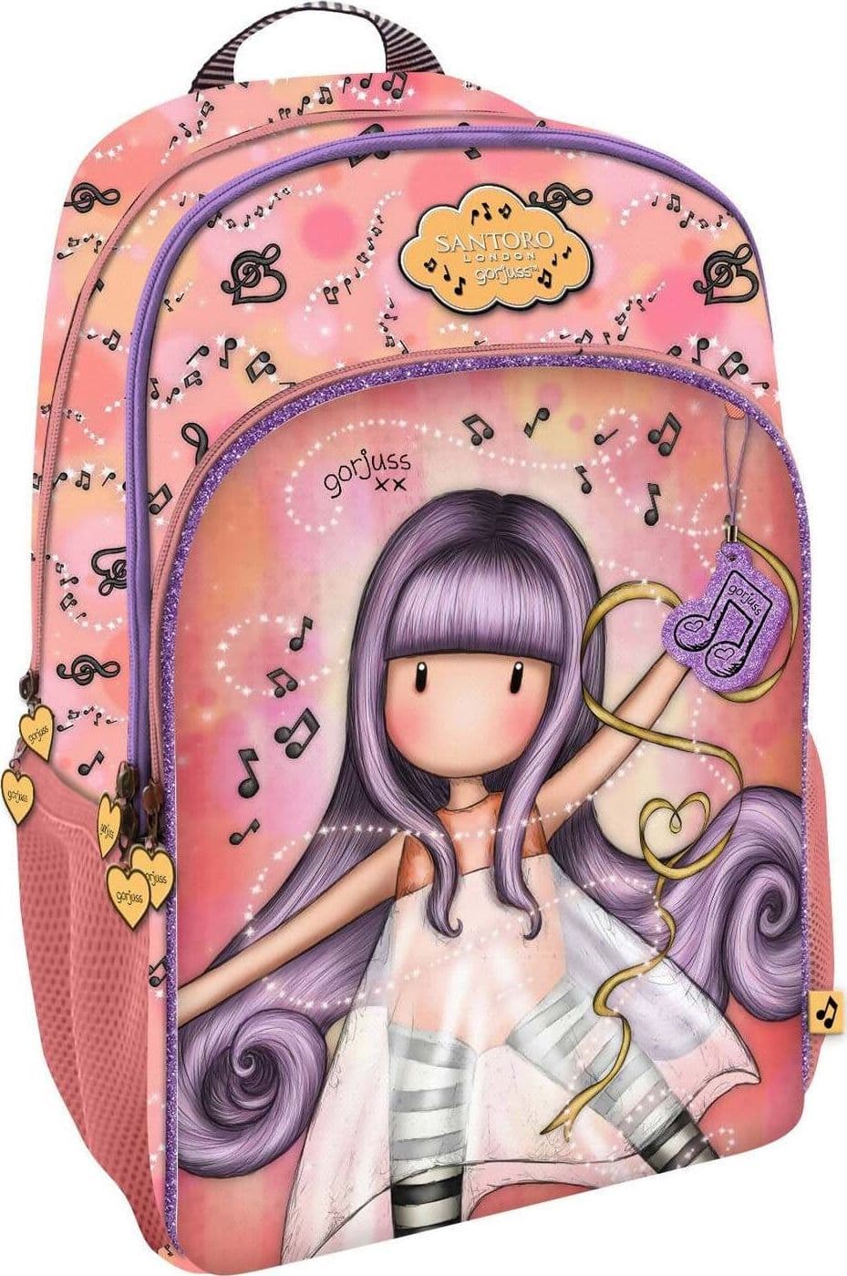 Zaino per La Scuola Bambine Con 3 Cerniere Gorjuss Scuola Little Dancer Backpack Rosa Santoro Zaino Ergonomico in Zaini per ragazzi Cartolibreria La Fenice - Spadafora, commercioVirtuoso.it