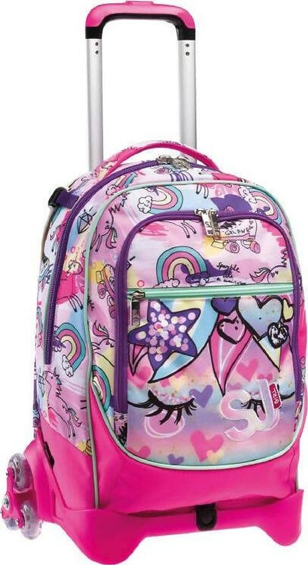 Zaino Scuola Bambine Ragazze Con Trolley Jack-3wd Sj Gang Animali Fantasy Girl, Candy Fuxia 37 X 51 X 27 Cm Seven in Zainetti per bambini Cartolibreria La Fenice - Spadafora, commercioVirtuoso.it