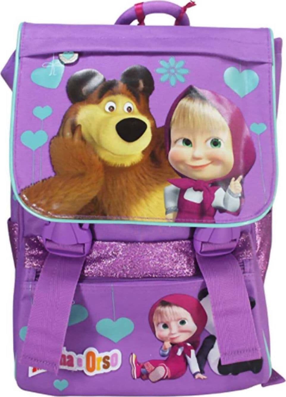 Zaino Scuola Masha E Orso Estensibile Primino Accademia Zaino Cartella Per Bambini Viola Con Dorso Preformato E Spallacci Regolabili Cartella 2 Scomparti 35x26x12 Cm E Estensione in Zainetti per bambini Cartolibreria La Fenice - Spadafora, commercioVirtuoso.it