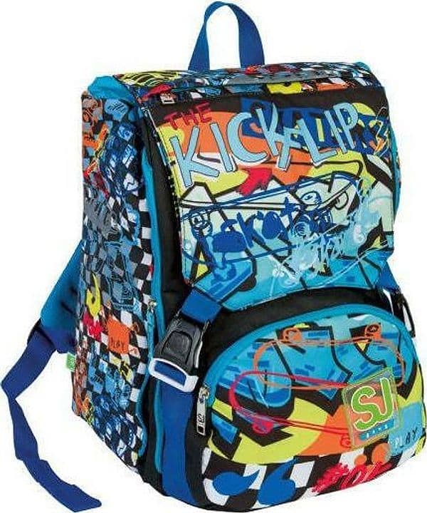 Zaino Scuola Sdoppiabile Big Sj Gang Trickflip Boy, Jet Black in Zaini per ragazzi Cartolibreria La Fenice - Spadafora, commercioVirtuoso.it