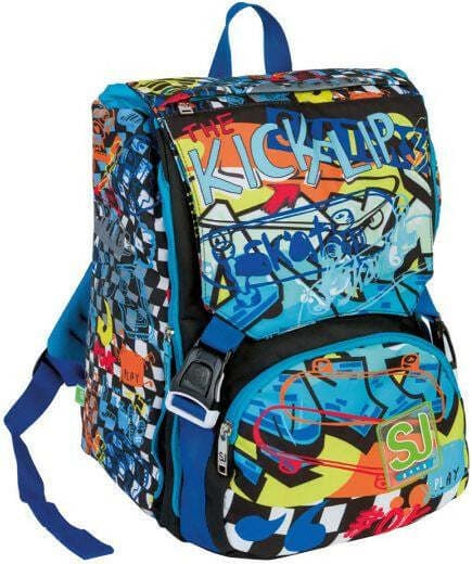 Zaino Scuola Sdoppiabile Big Sj Gang Trickflip Boy, Jet Black in Zaini per ragazzi Cartolibreria La Fenice - Spadafora, commercioVirtuoso.it