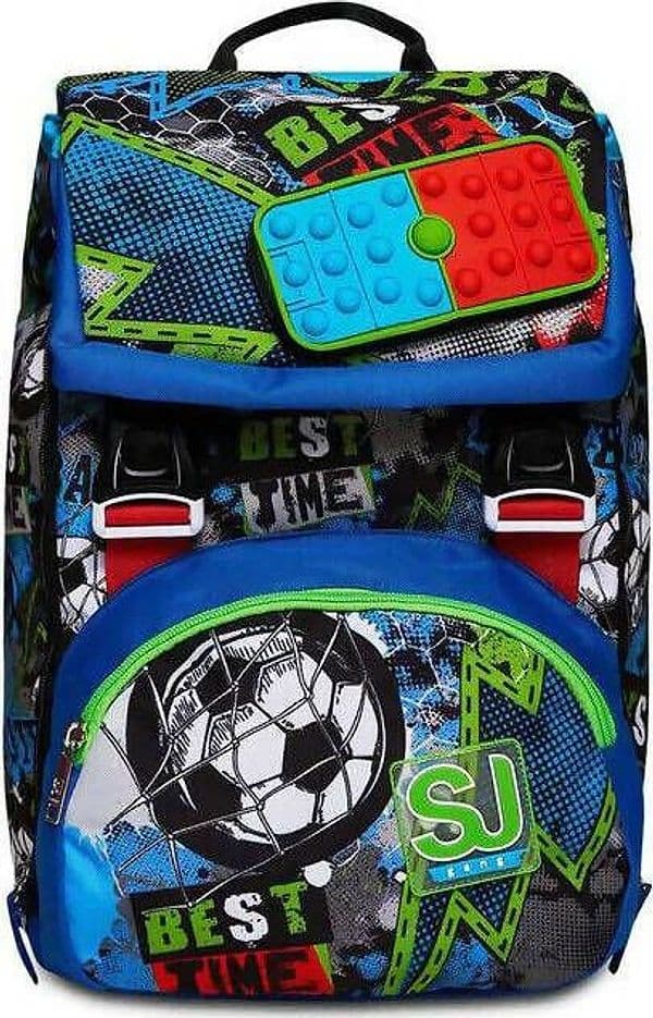 Zaino Scuola Sj Estensibile Big Clack It Boy per La Scuola Cancelleria e prodotti per ufficio/Scuola e materiale didattico/Materiale scolastico/Cartelle e zaini per la scuola/Zaini per ragazzi Cartoleria Deja Vu - Crotone, Commerciovirtuoso.it