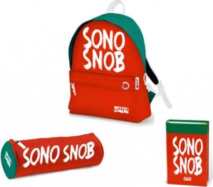Zaino Sono Snob Con Astuccio E Diario Cancelleria e prodotti per ufficio/Scuola e materiale didattico/Materiale scolastico/Cartelle e zaini per la scuola/Zaini per ragazzi Scontolo.net - Potenza, Commerciovirtuoso.it